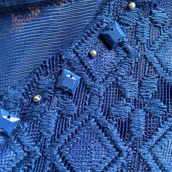 🆕 ALFRED DUNNER Classic Blue Blouse - Picture 5 of 8